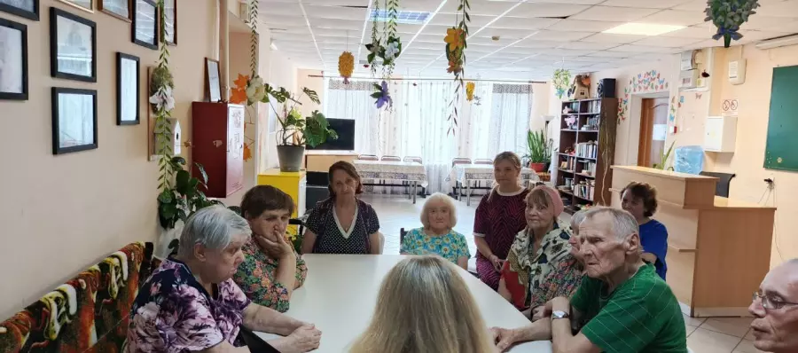 Прошла интересная встреча жителей дома-интерната